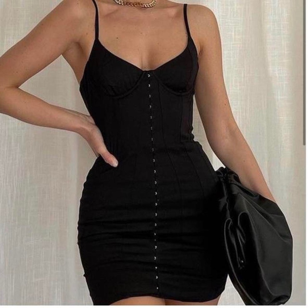 White Fox Corset Dress